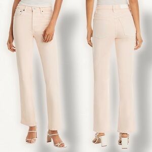 NWT Re/Done Cotton ‘90s High Rise Loose’ Jeans in “Natural Sedona” Pink Size 29
